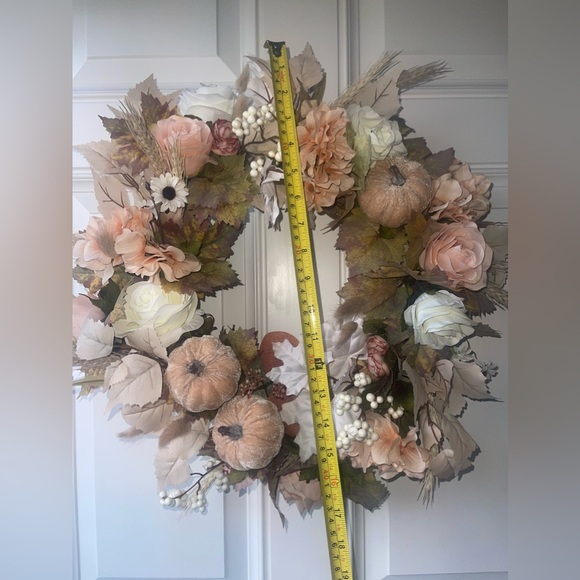 Elegant Handcrafted Fall Wreath - Picture 2 of 2